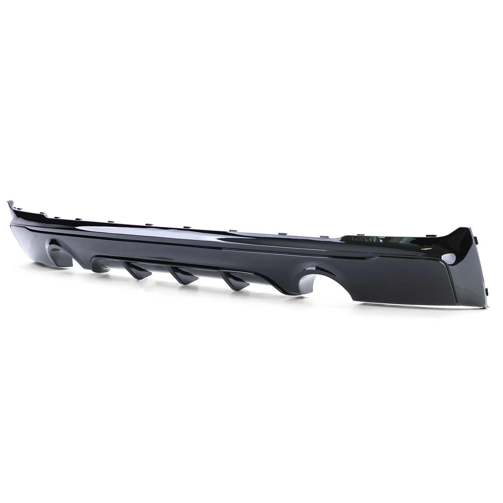 Achterdiffusor - BMW 2 Serie F22 F23 - zwart glans