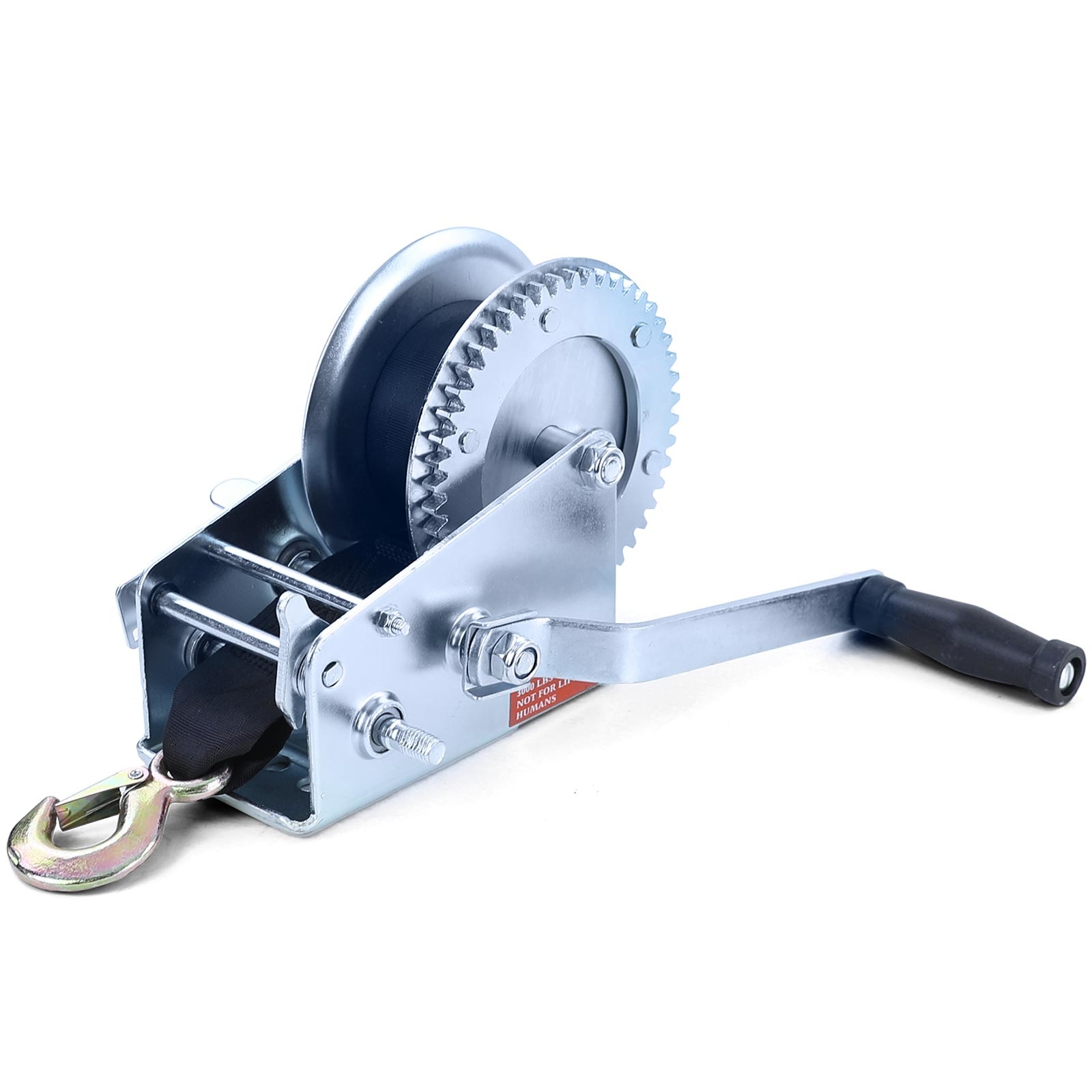 Handlier - 8m - 1360kg - Zilver met singelband