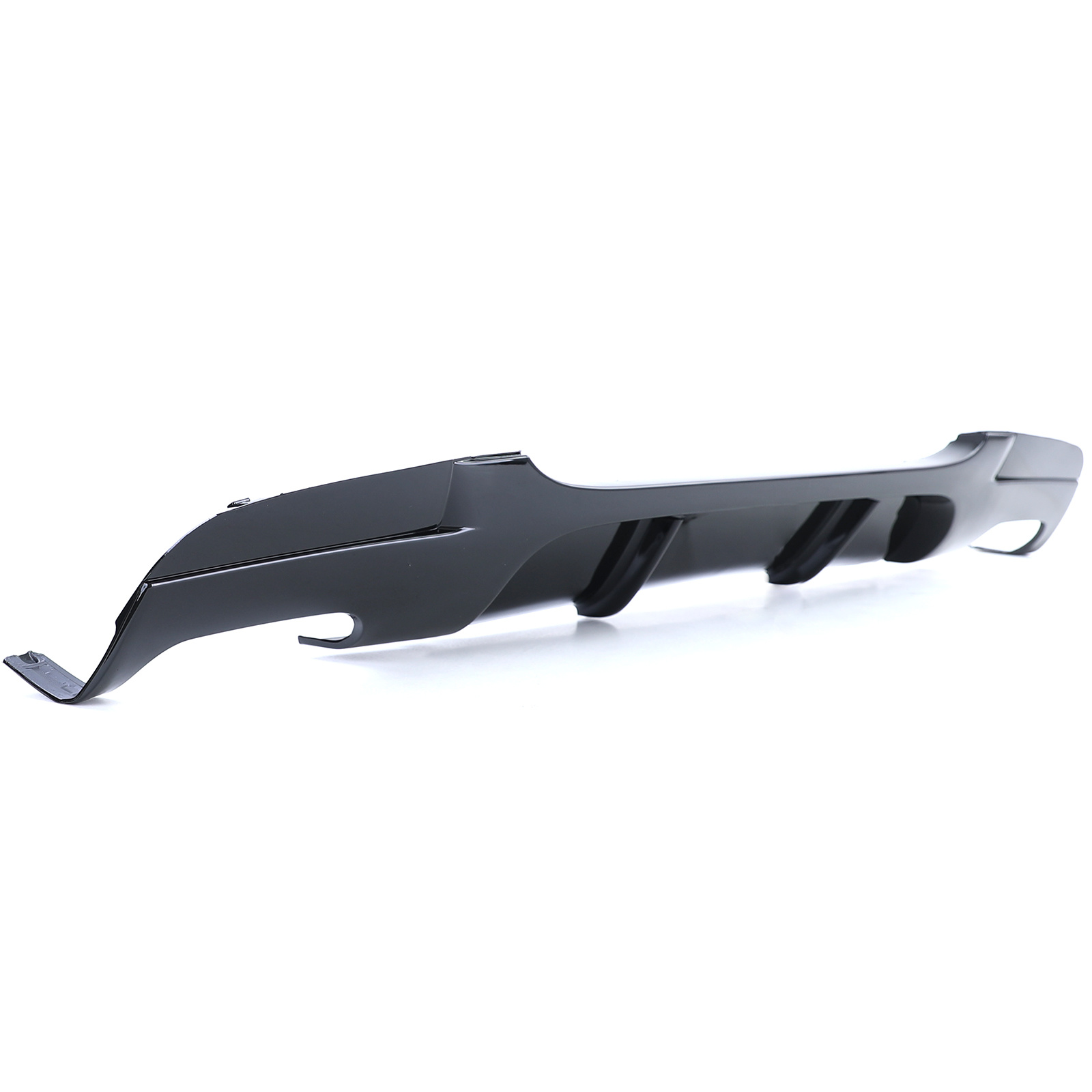 Achterdiffusor - BMW 3 Serie E90 E91 05-12 - Prestatie-Optiek - Glanzend Zwart
