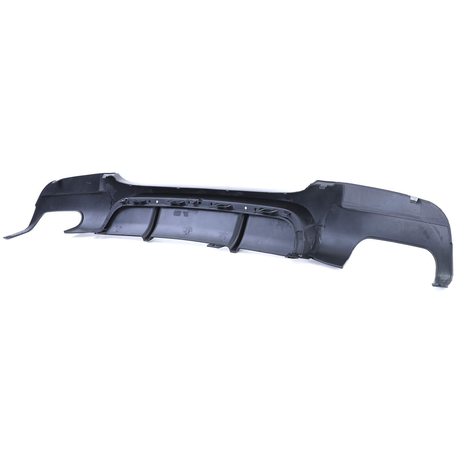 Achterdiffusor - BMW 3 Serie E90 E91 05-12 - Prestatie-Optiek - Glanzend Zwart