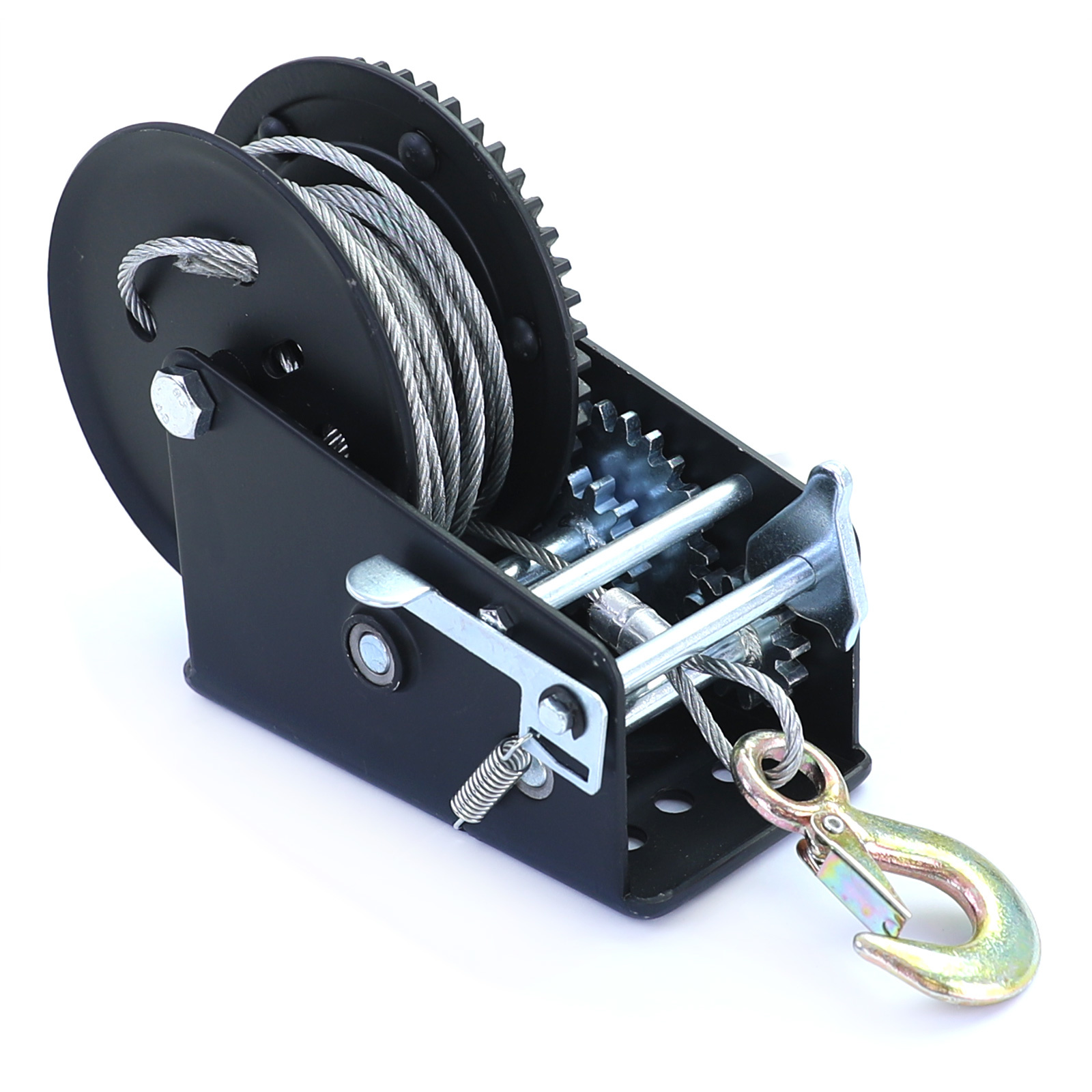 Handlier - 10m x 5,1mm - 1500kg - Zwart met staalkabel.