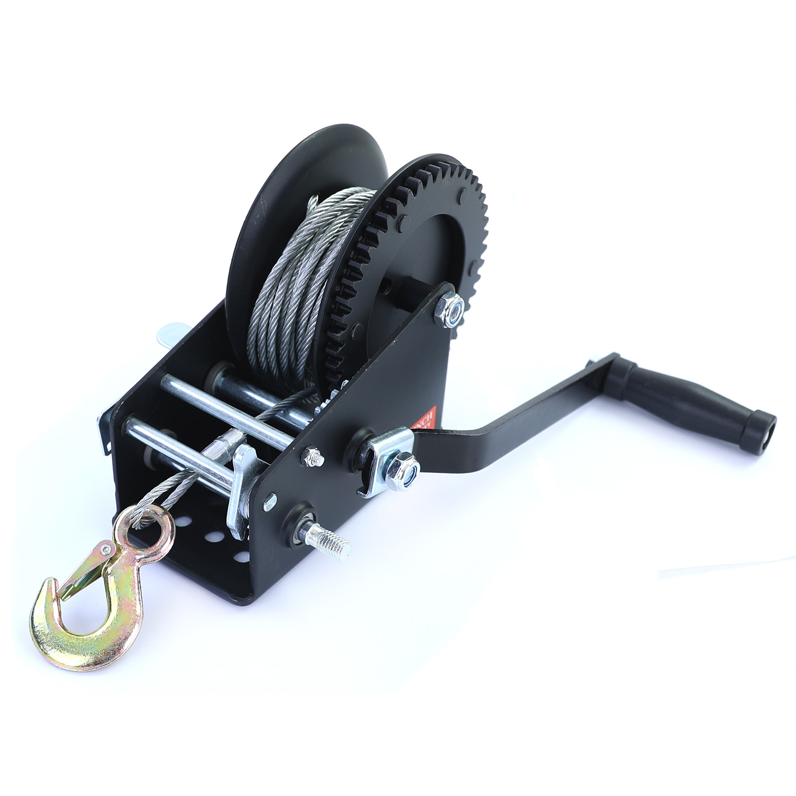Handlier - 10m x 5,1mm - 1500kg - Zwart met staalkabel.