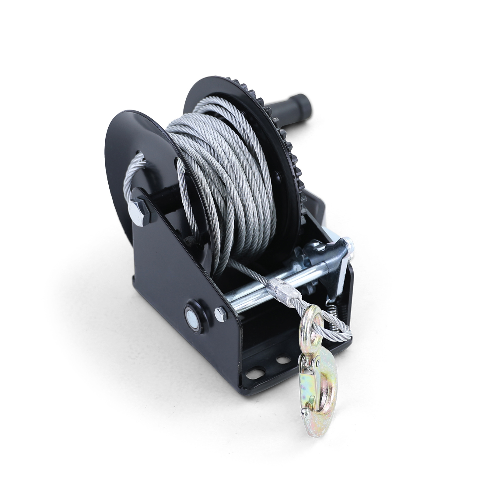 Handlier - 10m x 4.5mm - 800kg - zwart met staalkabel.