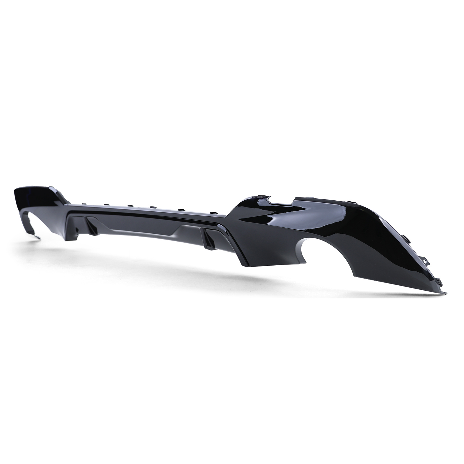 Achterdiffusor - BMW 3 G20 G21 320 330 - Zwart glanzend - ABS-kunststof