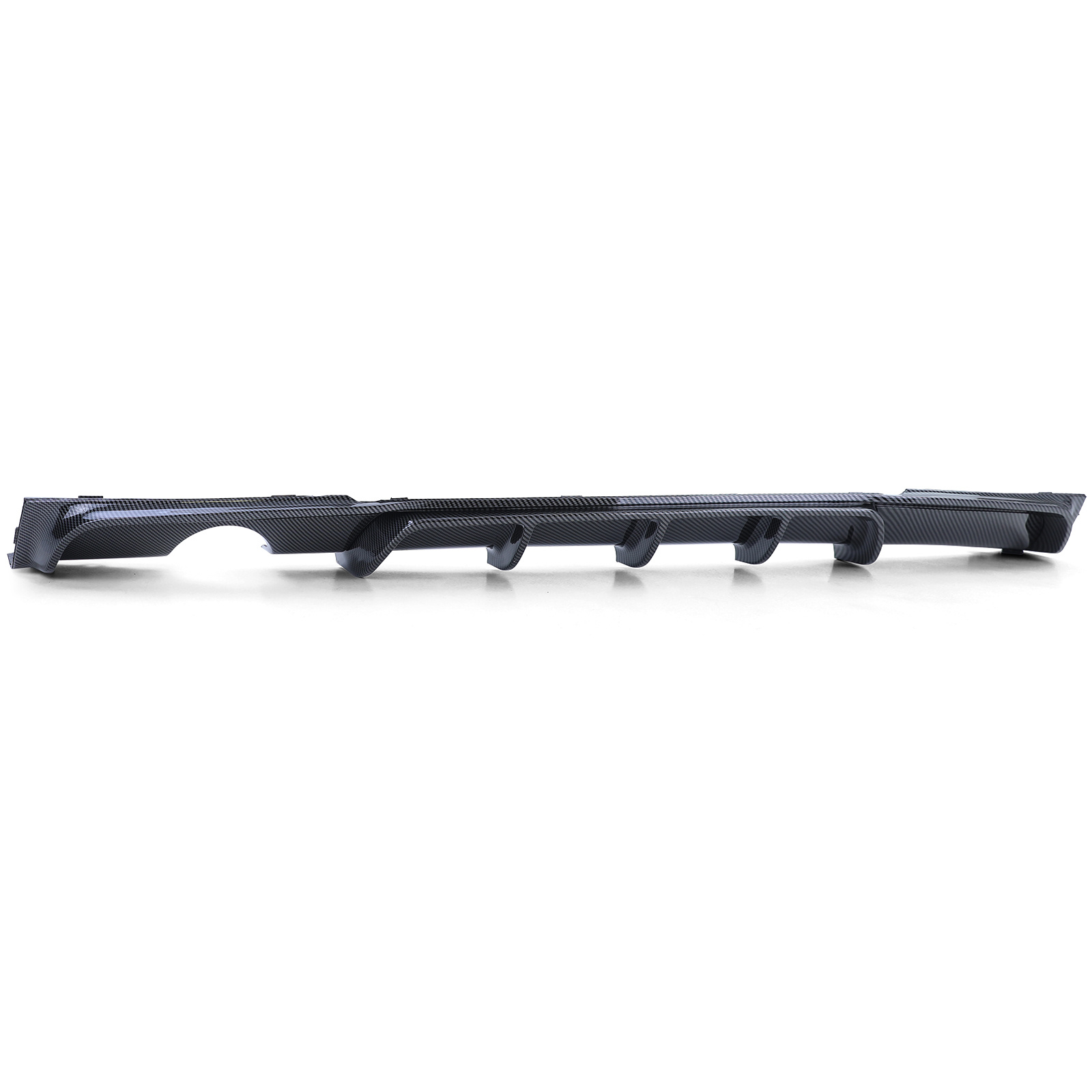 Achterdiffusor - BMW 3 Serie F30 F31 2011-2019 - Performance carbon-look - Enkele uitlaatuitsparing