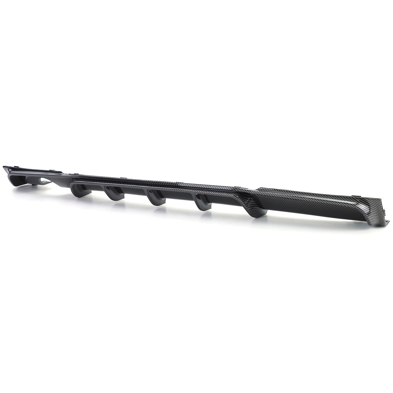 Achterdiffusor - BMW 3 Serie F30 F31 2011-2019 - Performance carbon-look - Enkele uitlaatuitsparing