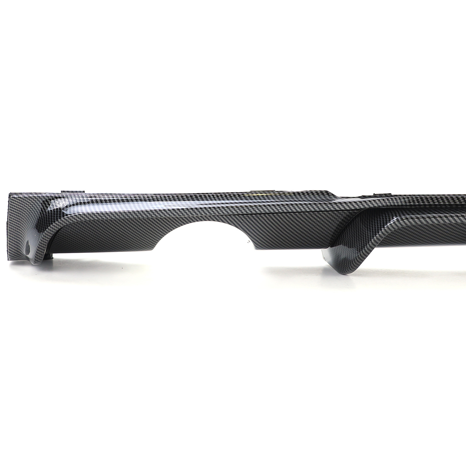 Achterdiffusor geschikt voor BMW 3 Serie F30 F31 2011-2019 - Performance carbon-look - Enkele uitlaatuitsparing