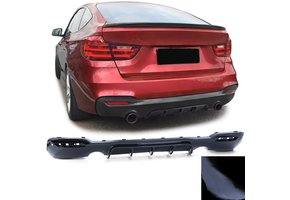 Achterdiffusor - BMW 3 Serie GT F34 340i - Zwarte Glans - ABS-kunststof
