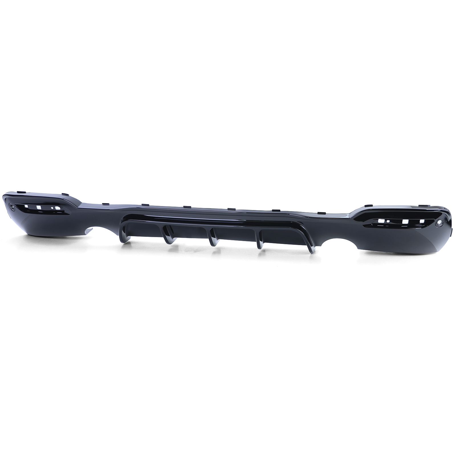 Achterdiffusor geschikt voor BMW 3 Serie GT F34 340i - Zwarte Glans - ABS-kunststof