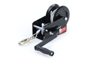 Handlier - 10m - 900 kg - Staalkabel - Zwart