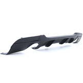 Achterdiffusor geschikt voor BMW 3 Serie E90 E91 335d 335i - Zwarte Matte Prestaties - ABS Kunststof