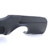 Achterdiffusor geschikt voor BMW 3 Serie E90 E91 335d 335i - Zwarte Matte Prestaties - ABS Kunststof