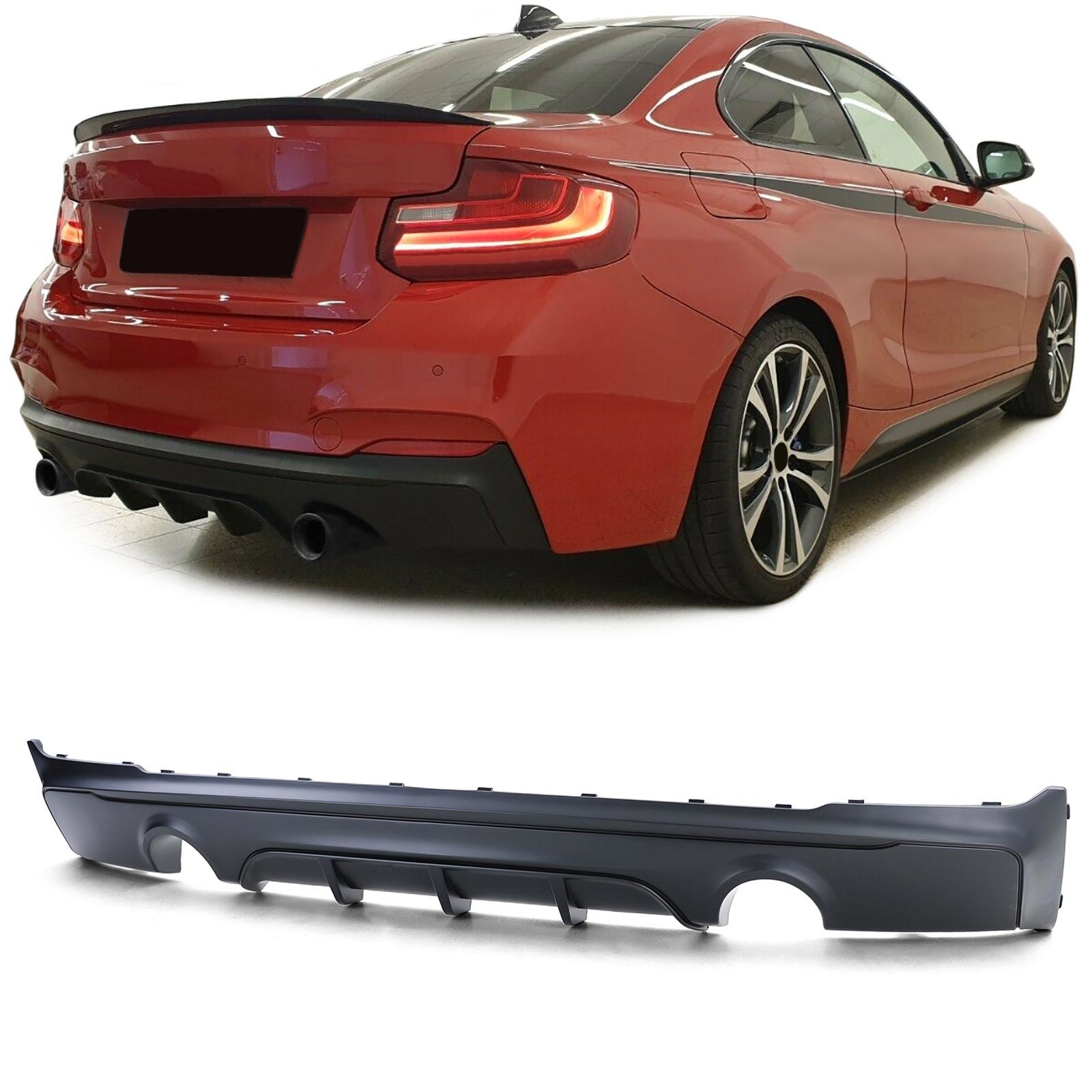 Achterdiffusor - BMW 2 serie F22 F23