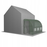 Gardenline - kweekkas - muurkas - 3 segmenten - 400x150x200 cm