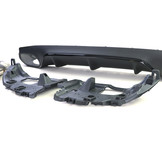 Achterdiffusor - Mercedes E Coupé C238 - Sportuitlaat - Zwart