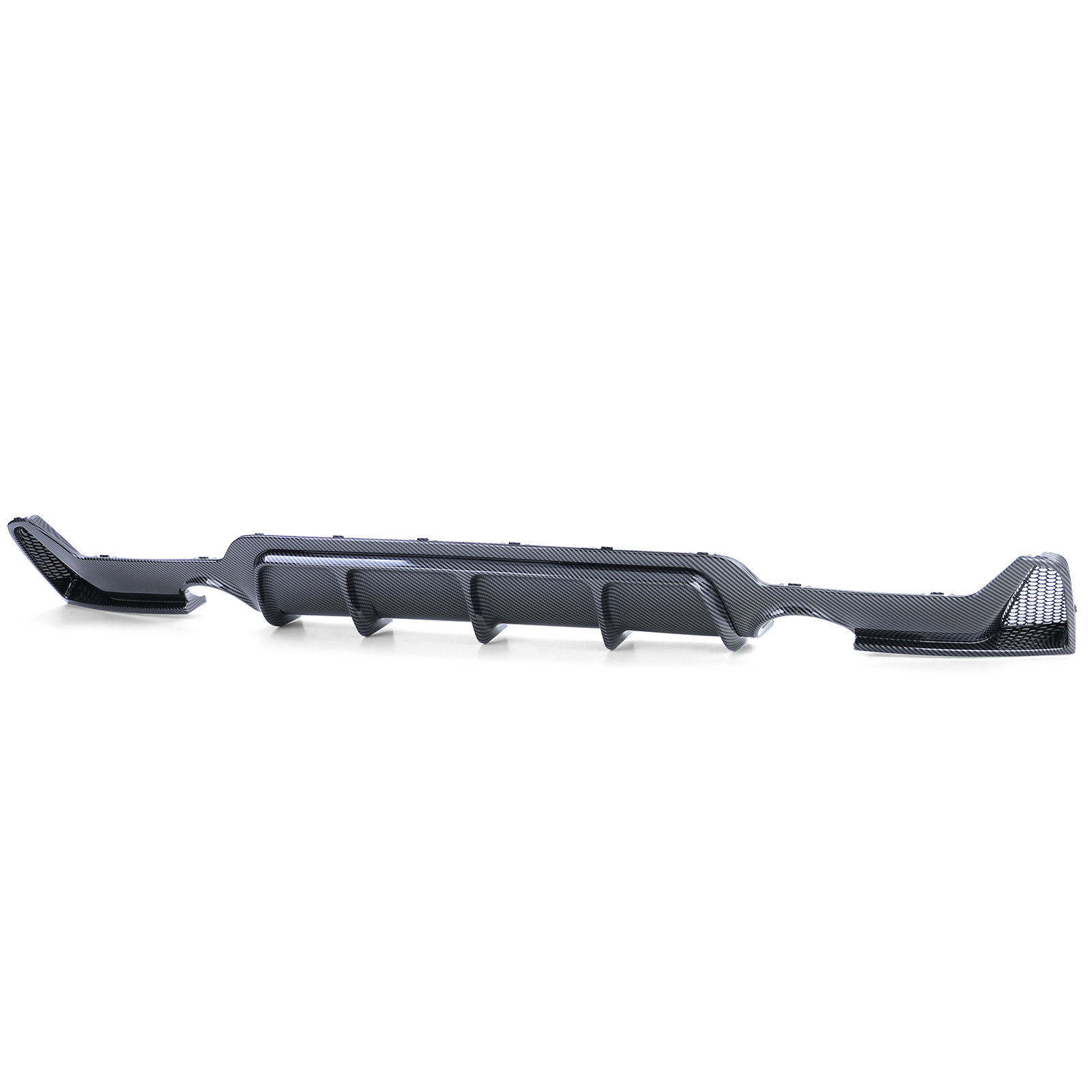 Achterdiffusor - BMW 4 Serie F32 F33 F36 - Performance carbon - Uitsparing enkele uitlaat