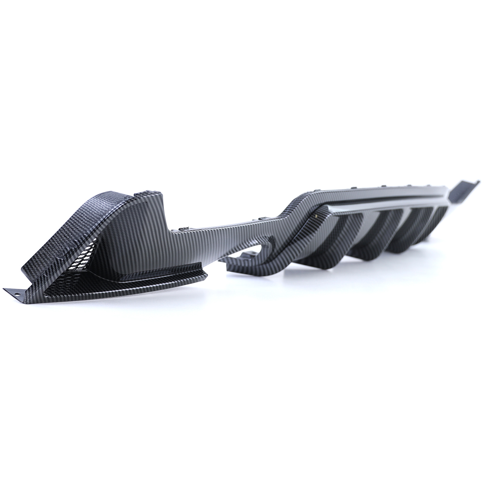 Achterdiffusor - BMW 4 Serie F32 F33 F36 - Performance carbon - Uitsparing enkele uitlaat