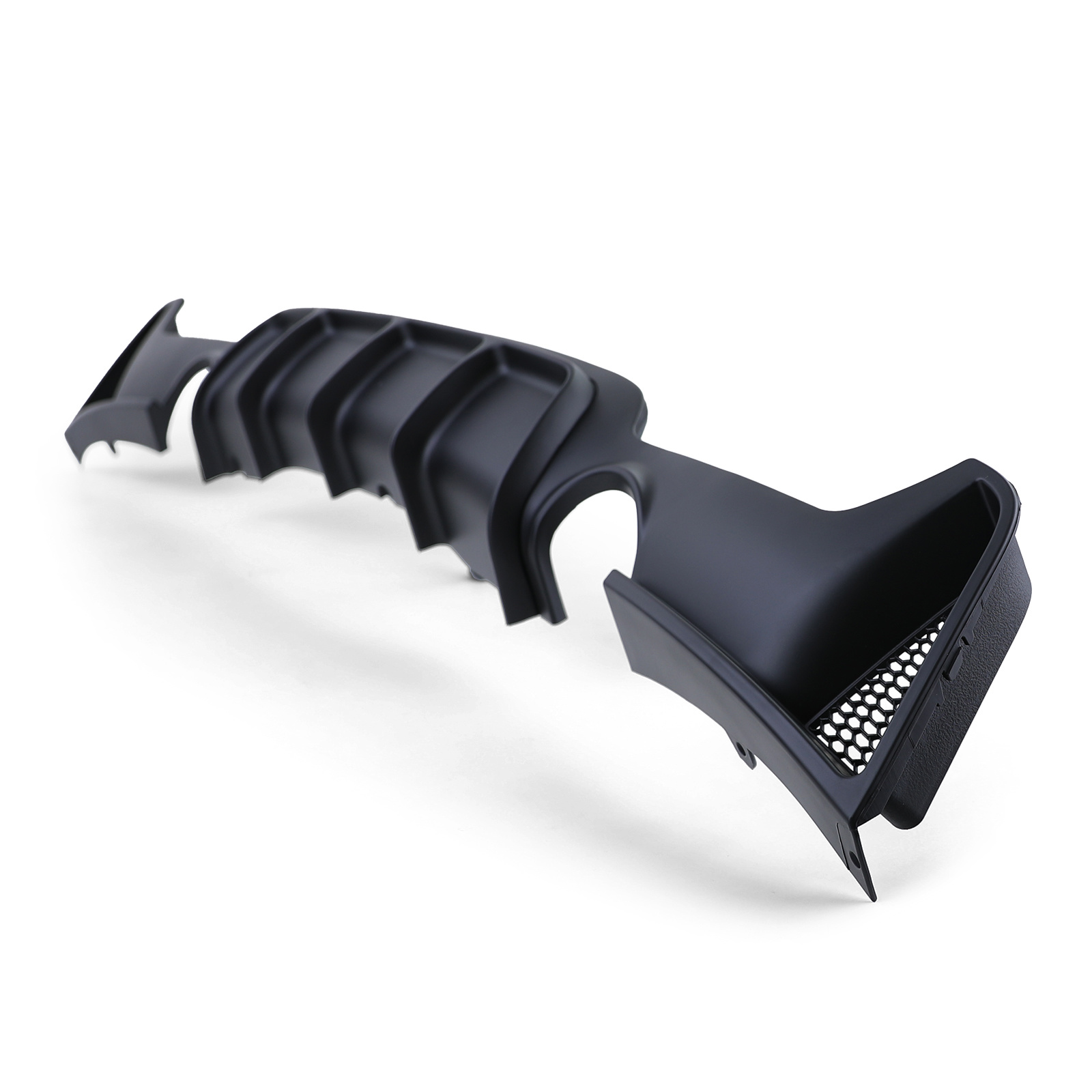 Achterdiffusor - geschikt voor BMW 4 Serie F32 F33 F36 435i 440i - Zwart mat - 100% passend