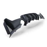 Achterdiffusor - geschikt voor BMW 4 Serie F32 F33 F36 435i 440i - Zwart mat - 100% passend