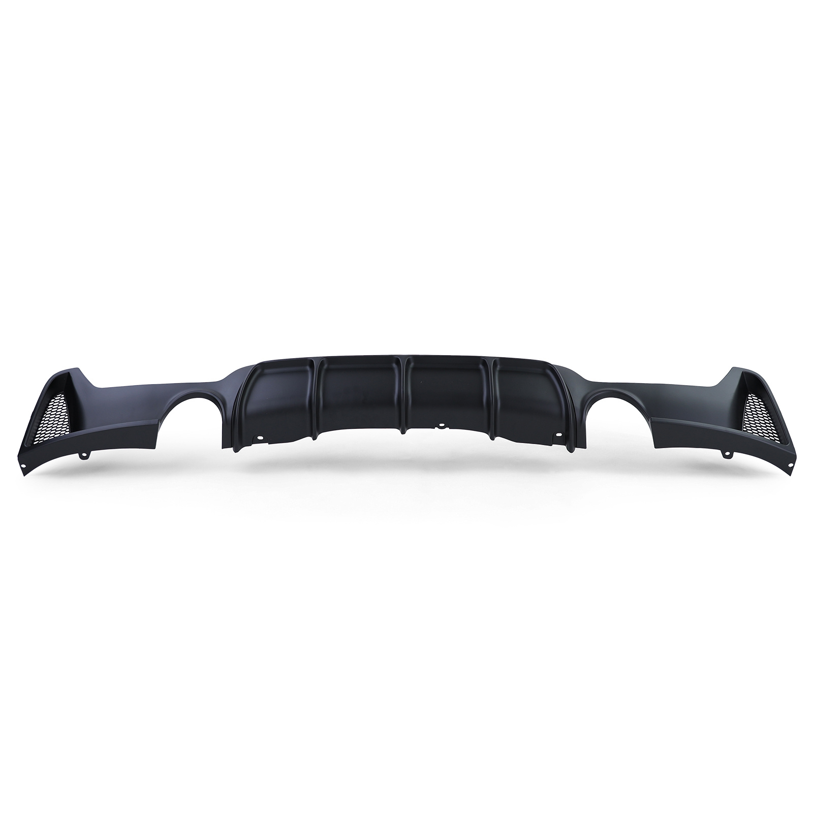 Achterdiffusor - geschikt voor BMW 4 Serie F32 F33 F36 435i 440i - Zwart mat - 100% passend