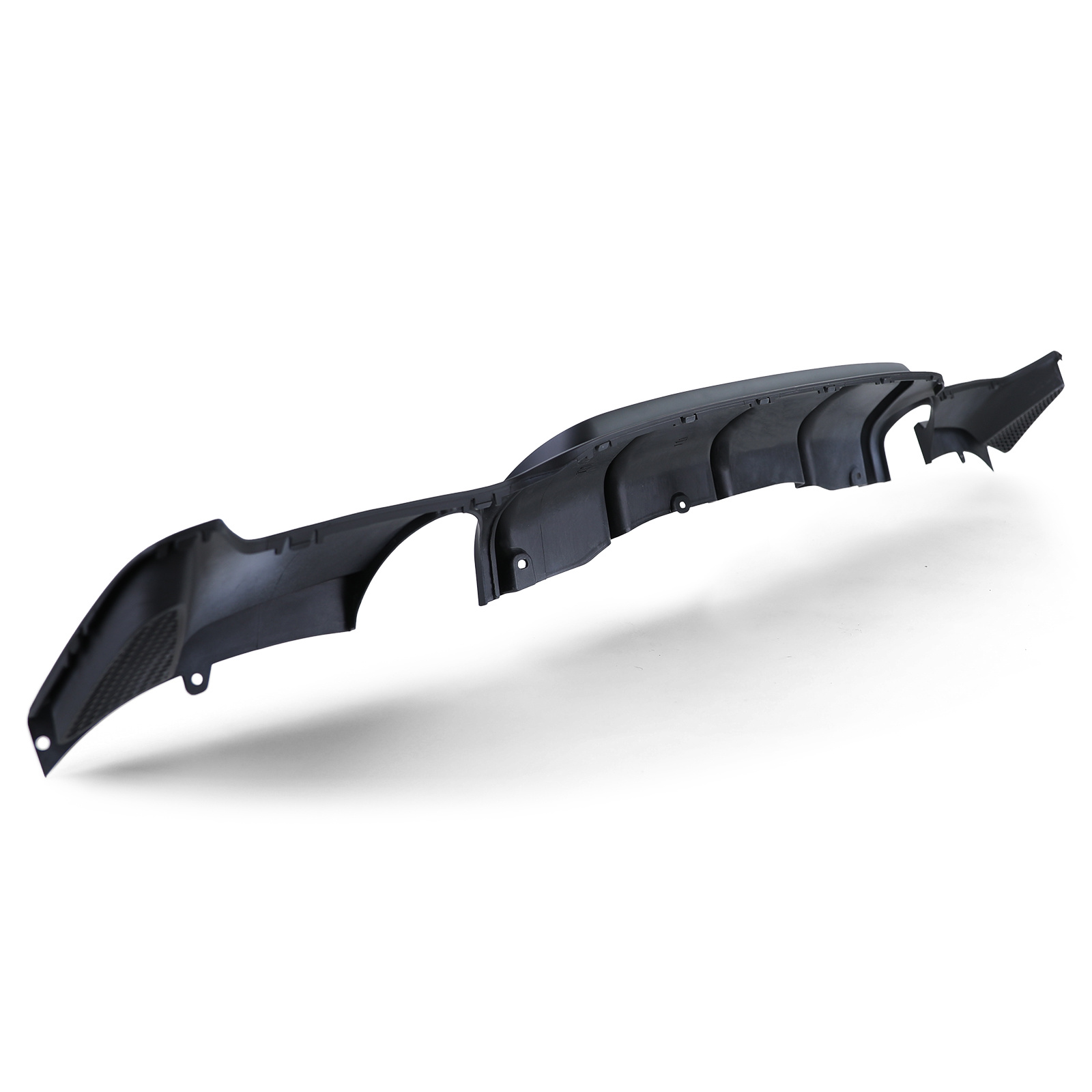 Achterdiffusor - geschikt voor BMW 4 Serie F32 F33 F36 435i 440i - Zwart mat - 100% passend