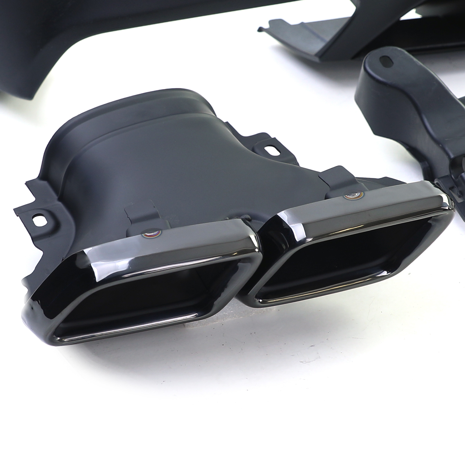 Achterdiffusor geschikt voor Mercedes GLC X253 - Sport optiek - zwart 2015-2018