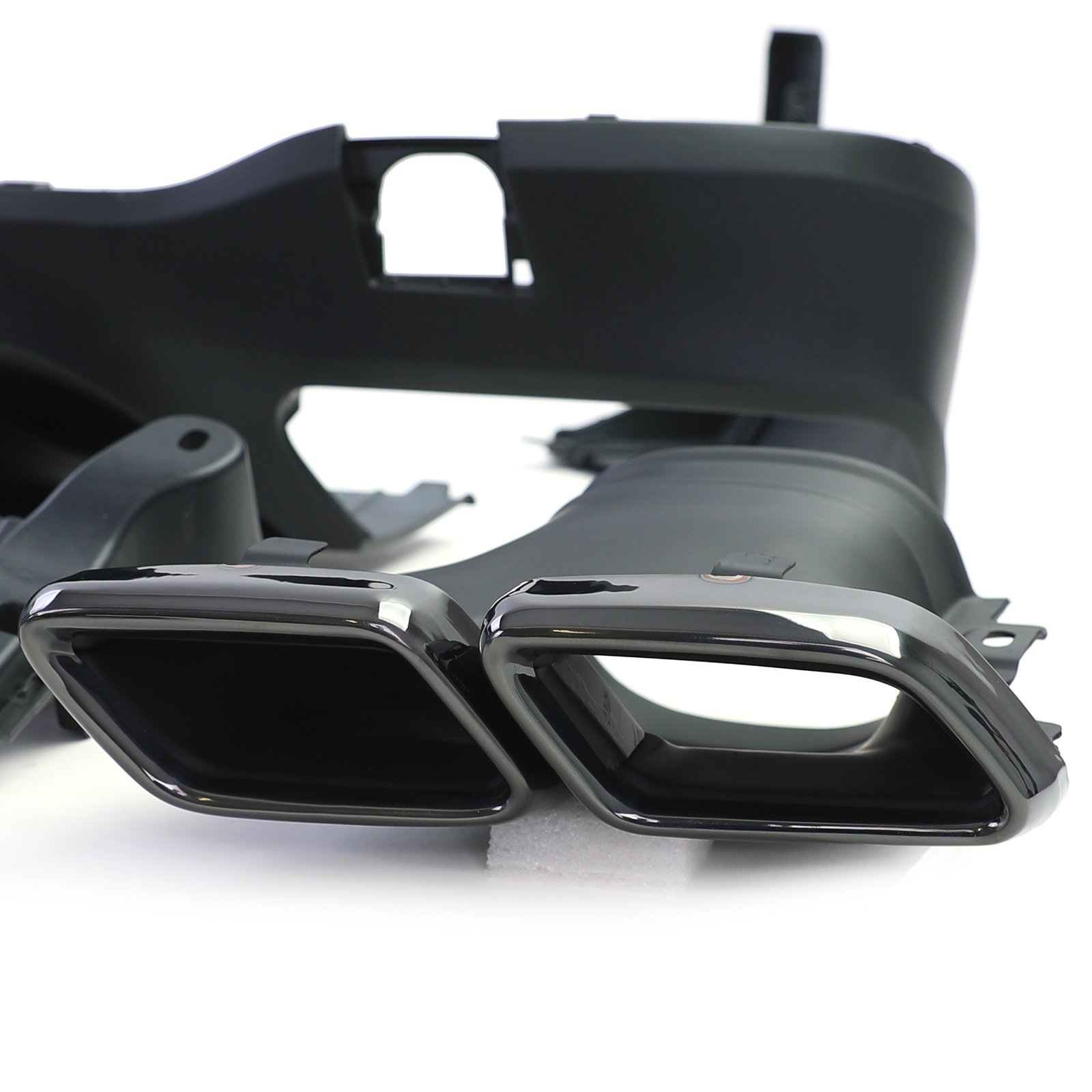 Achterdiffusor geschikt voor Mercedes GLC X253 - Sport optiek - zwart 2015-2018