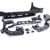 Achterdiffusor - Mercedes GLC X253 - Sport optiek - zwart 2015-2018