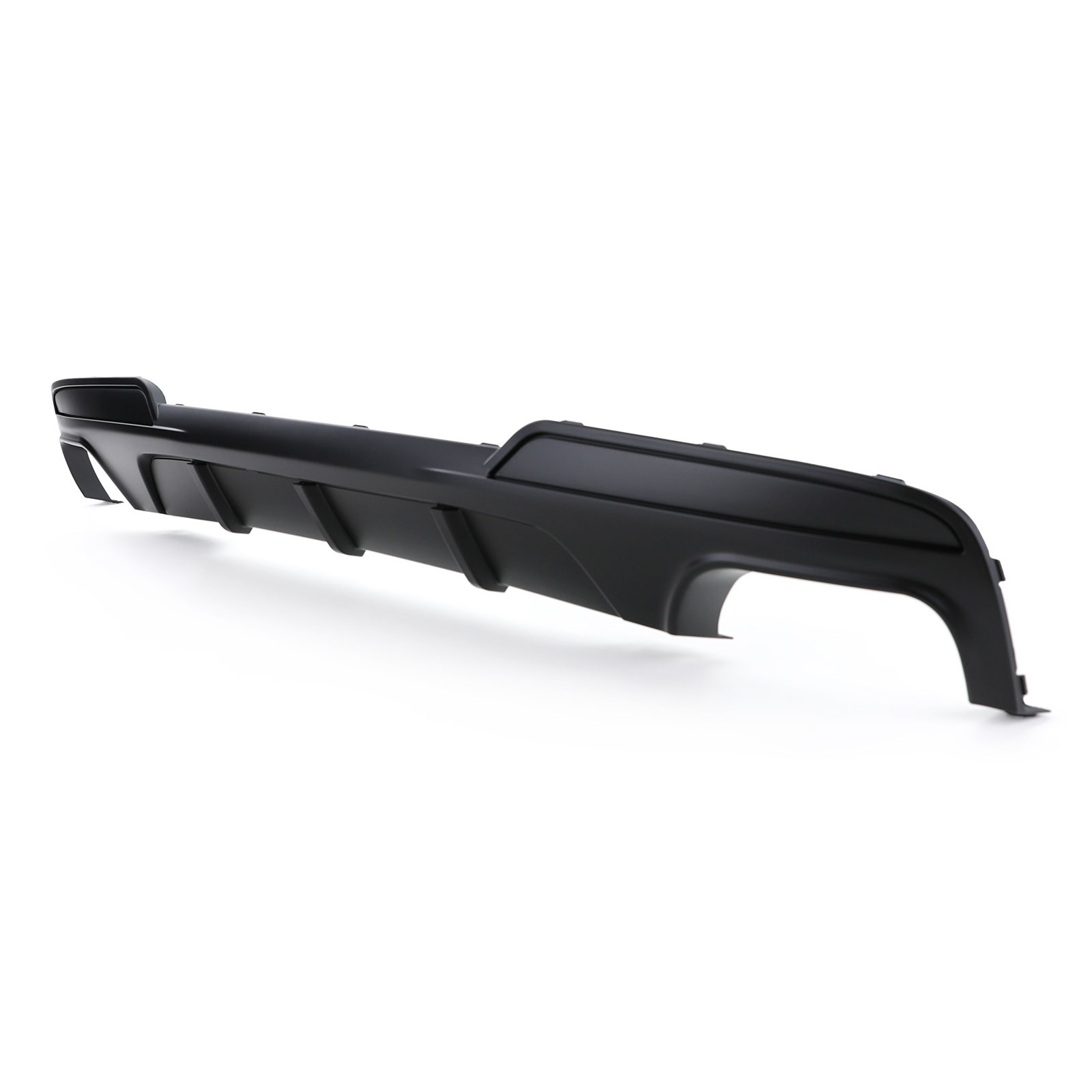 Achterdiffusor - BMW 5 Serie F10 F11 550i M550d - Sportieve Look - Mat Zwart