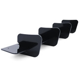 Achterdiffusor geschikt voor VW Golf 7 GTI Sedan 13-20 - Glanzend Zwart - Sport Optiek