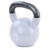 Kettlebell gietijzer 24kg - swing bar - grijs