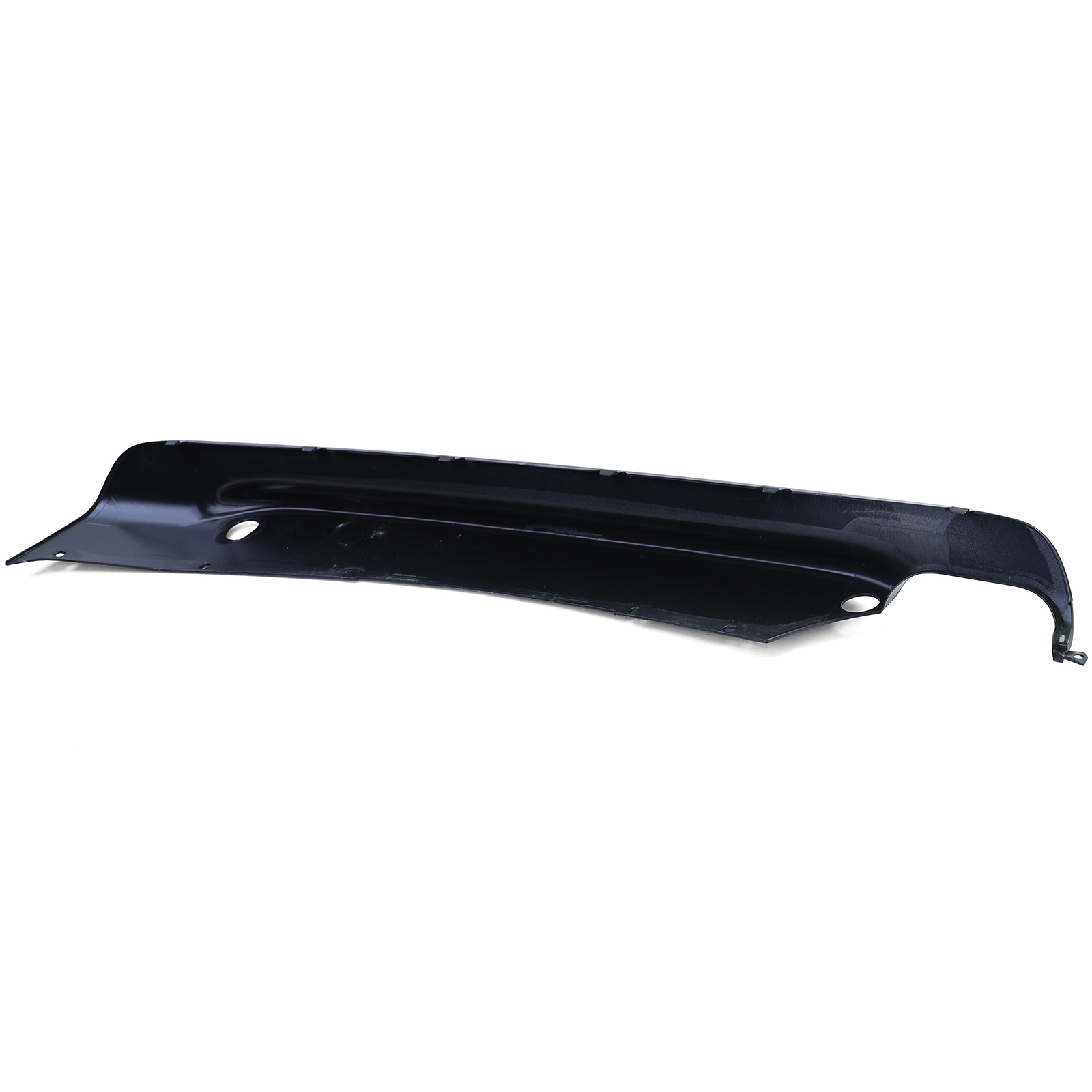 Achterdiffusor - BMW E46 M-Pakket - zwart - dubbele buisuitsparing - 19cm
