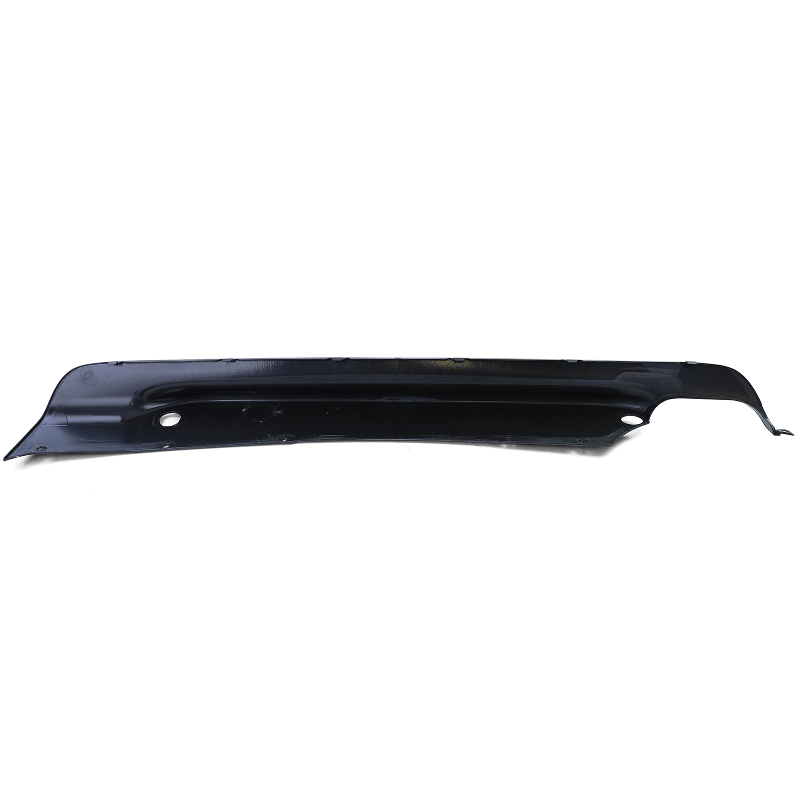 Achterdiffusor - BMW E46 M-Pakket - zwart - dubbele buisuitsparing - 19cm