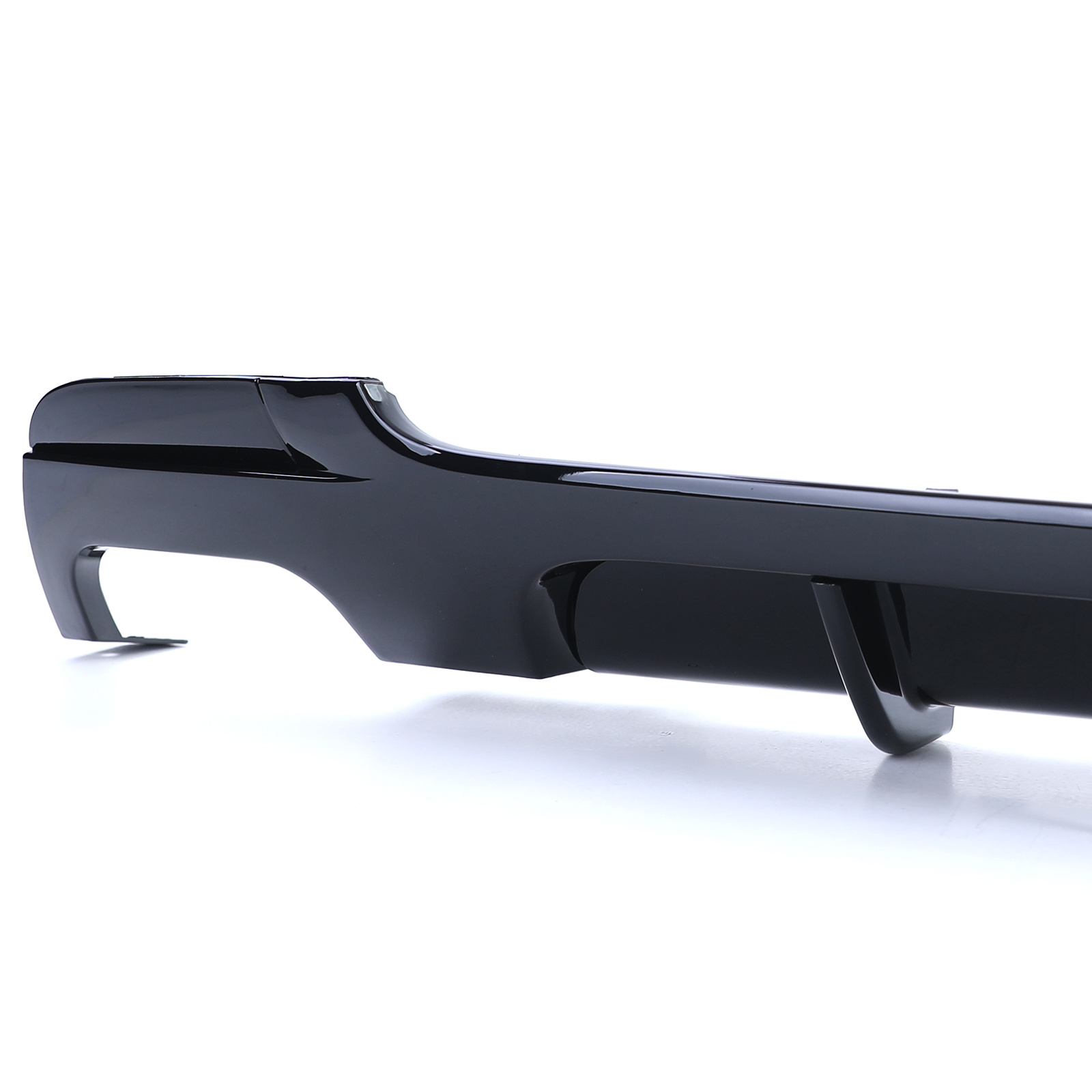 Achterdiffusor - BMW E92 E93 320 325 330 - zwart glans - ABS-kunststof