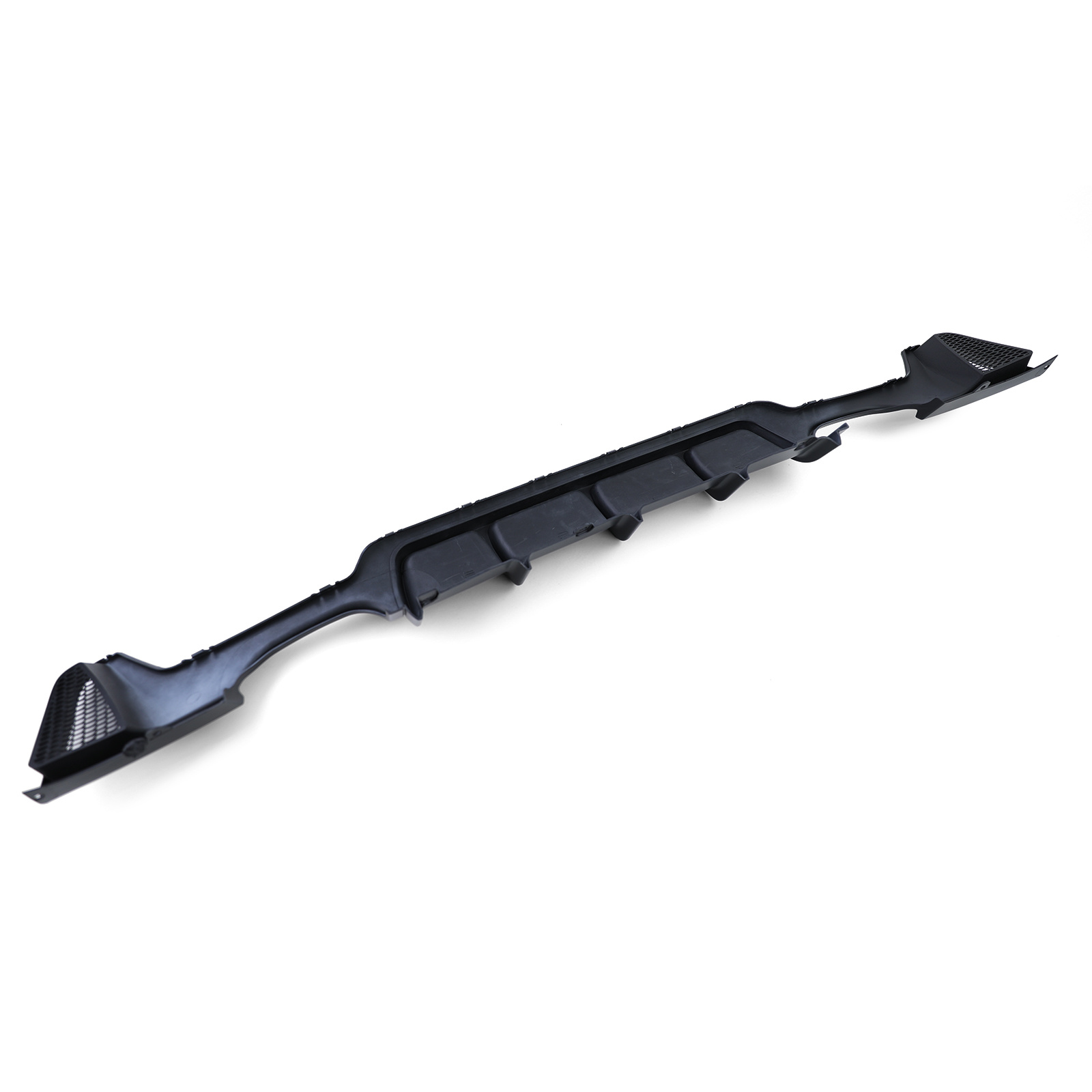 Achterdiffusor - BMW 4 Serie F32 F33 F36 - Zwart mat - Dubbele uitlaatuitsparing