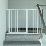 Traphek 101-114cm - verstelbaar - wit - 77cm hoog