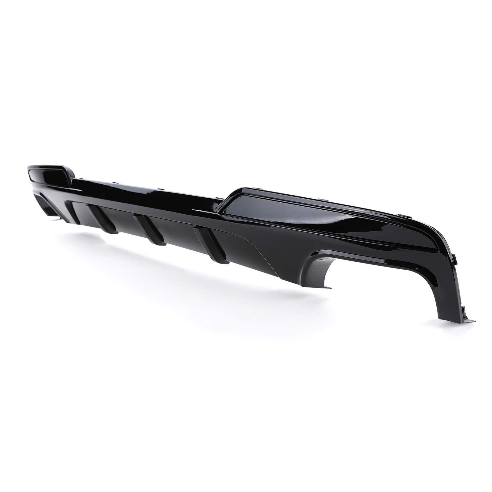 Achterdiffusor geschikt voor BMW F10 F11 535 - Zwarte glans - 550 performance look