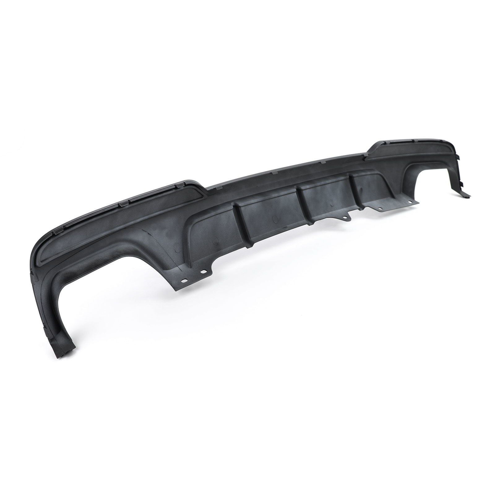 Achterdiffusor - geschikt voor BMW 5 Serie F10 F11 535 - Zwart Mat - 4-pijps Performance Look