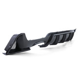 Achterdiffusor - BMW F32 F33 F36 - Performance Carbon - Dubbele Uitlaat - Zwart - 121x43x13cm