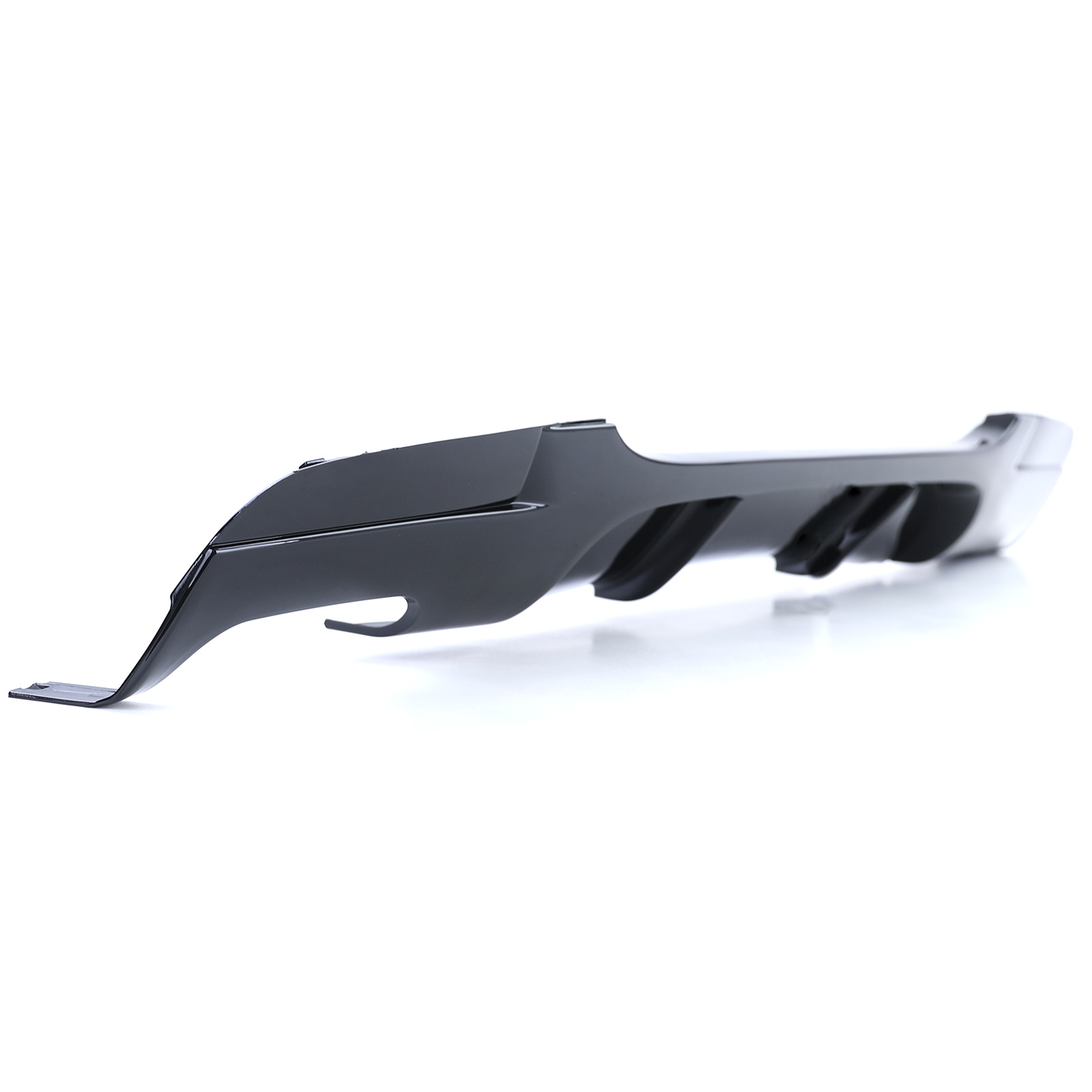Achterdiffusor - BMW E90/E91 316-330 - Zwart Gloss - Sportieve Look