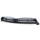 Bumper Grill geschikt voor VW Scirocco 3 14-17 - R Sport-optiek - Zwart glans