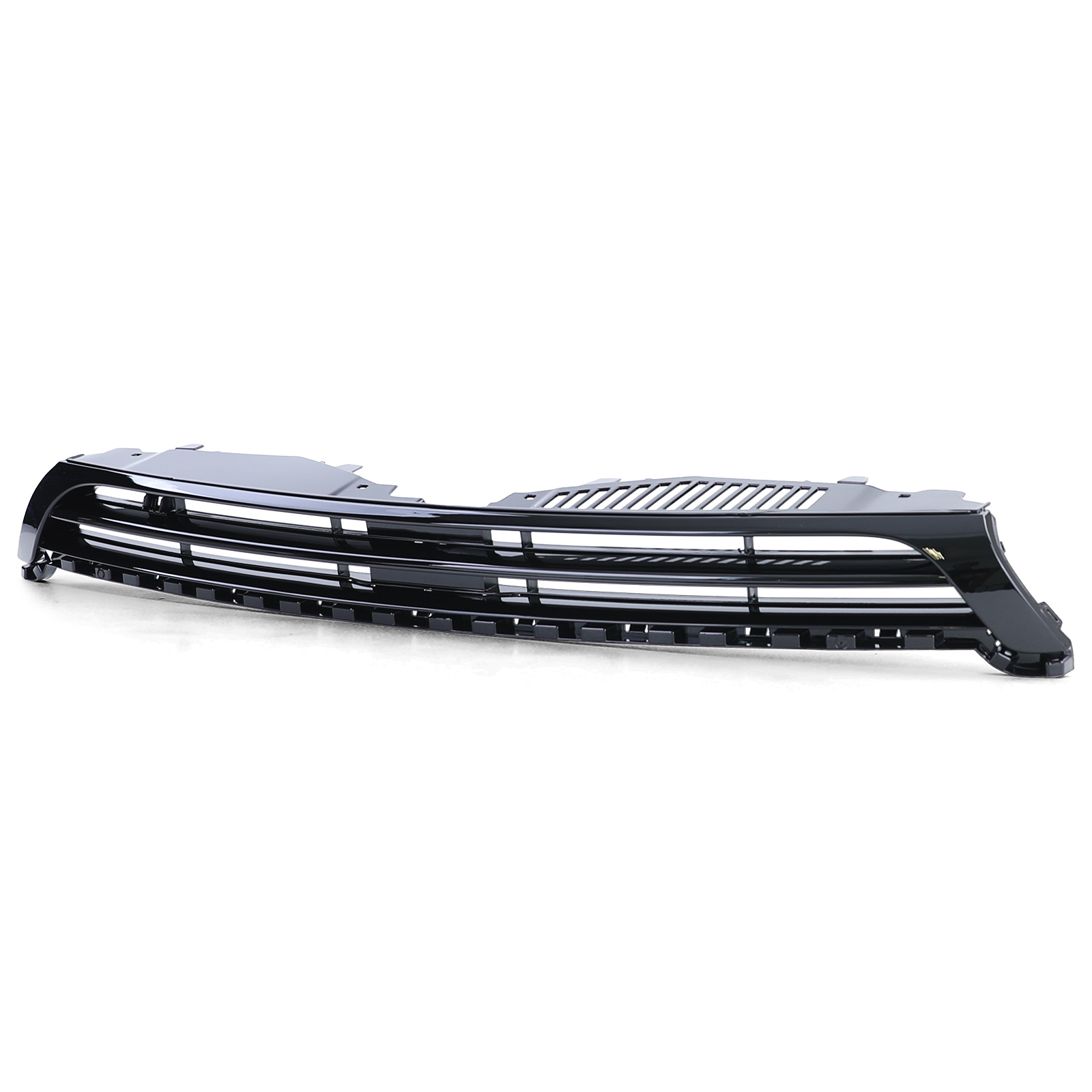 Bumper Grill geschikt voor VW Scirocco 3 14-17 - R Sport-optiek - Zwart glans