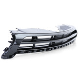 Bumper Grill - VW Scirocco 3 14-17 - R Sport-optiek - Zwart glans