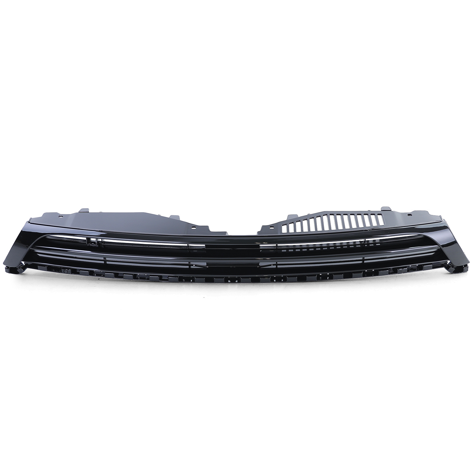 Bumper Grill - VW Scirocco 3 14-17 - R Sport-optiek - Zwart glans