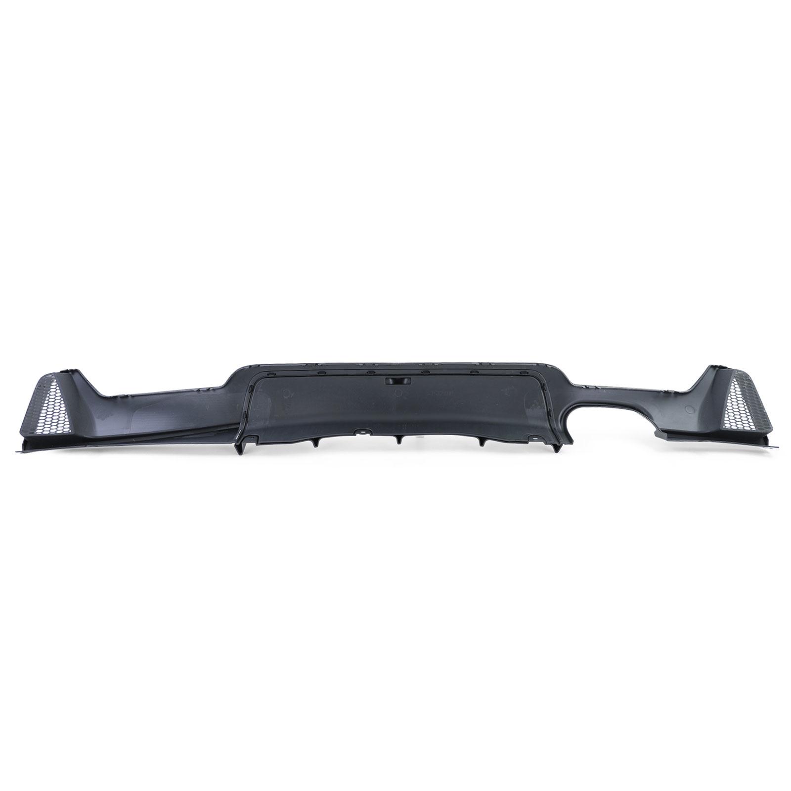 Achterdiffusor - BMW F32 F33 F36 - Zwarte glans - Met uitlaatuitsparing links