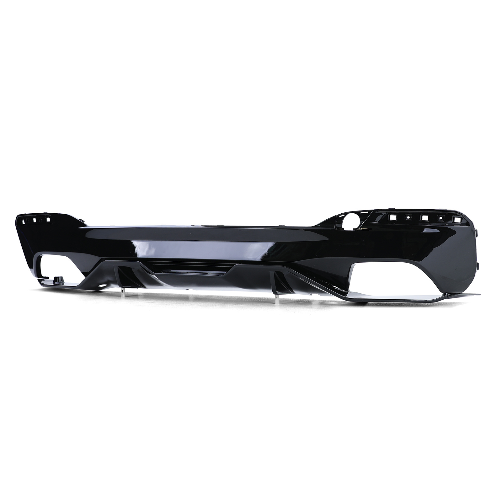 Achterdiffusor - BMW 5 Serie G30 G31 - Glans Zwart - 100% passend