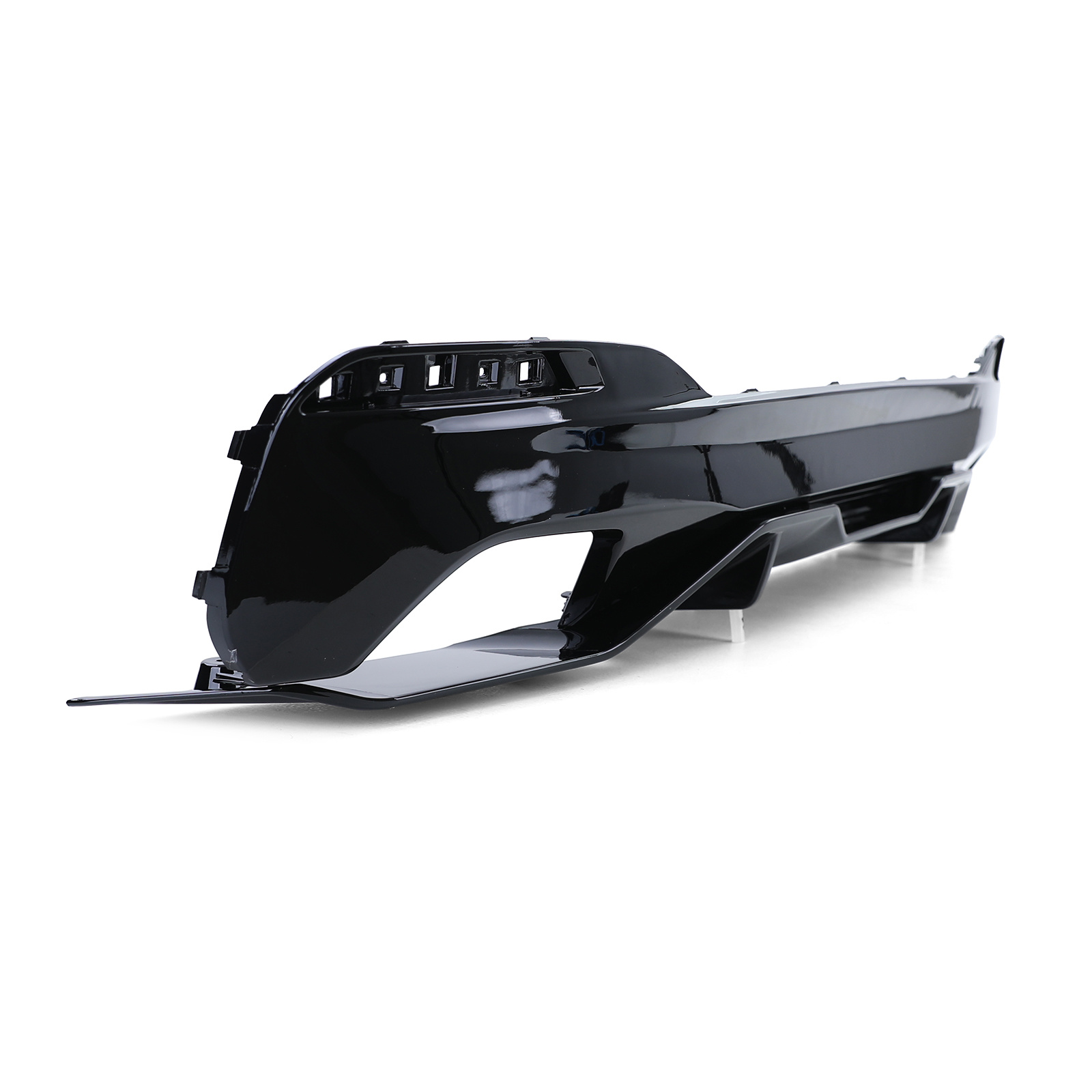 Achterdiffusor geschikt voor BMW 5 Serie G30 G31 - Glans Zwart - 100% passend