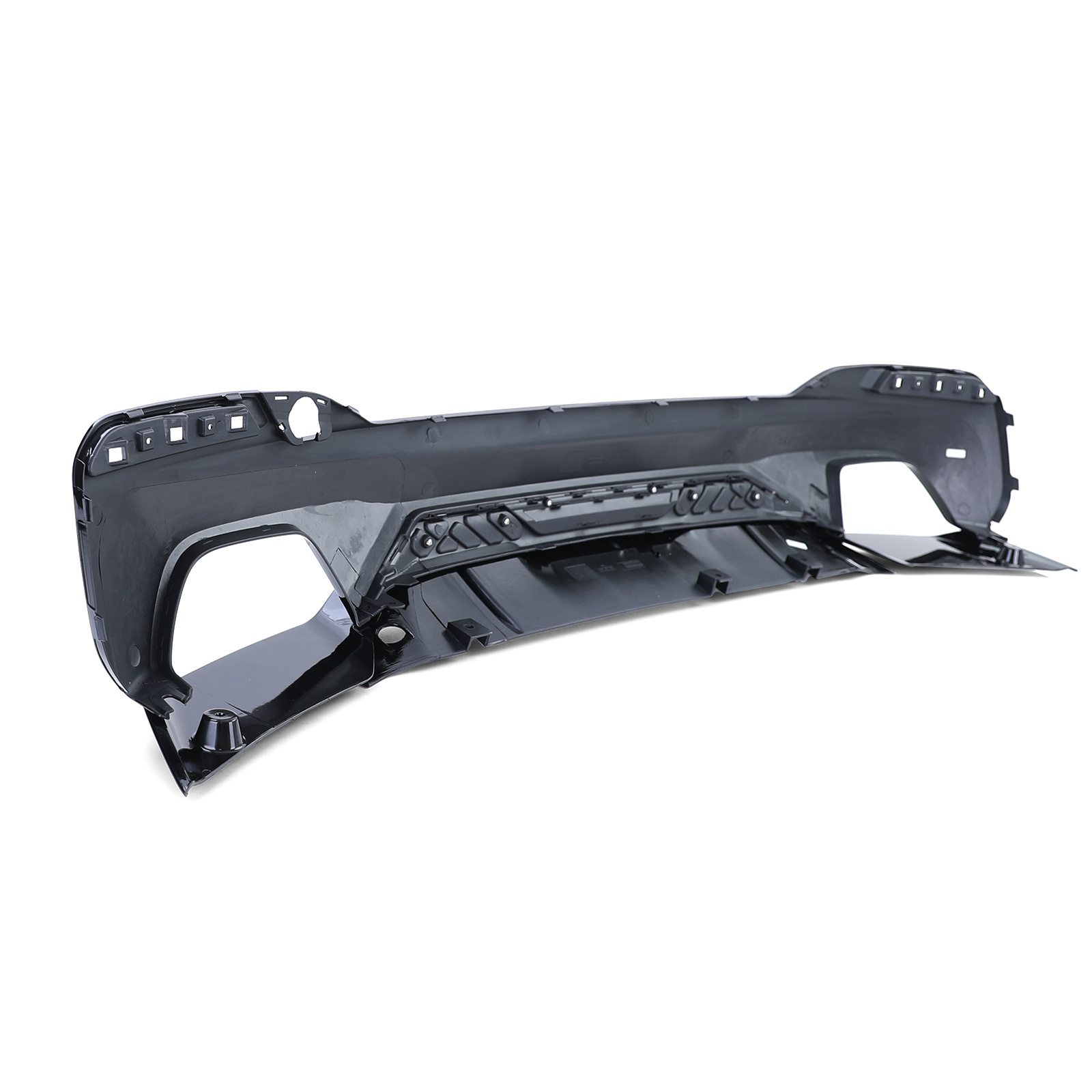 Achterdiffusor geschikt voor BMW 5 Serie G30 G31 - Glans Zwart - 100% passend