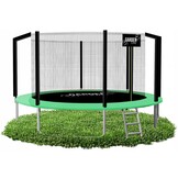 Gardenline  - trampoline - Ø374 cm - met veiligheidsnet - groen