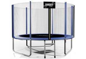 Gardenline - trampoline - Ø252 cm - met veiligheidsnet - blauw